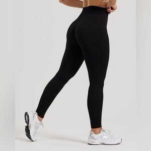Women’s Best Seamless Motion Leggings Black Womens Small S